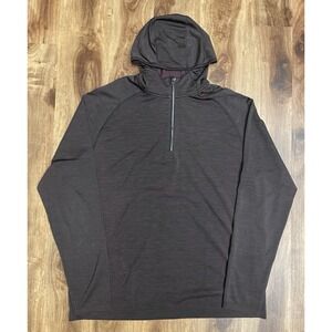 Lululemon Metal Vent Tech Hoodie Mens XL Maroon Red Long Sleeve Oullover Stretch